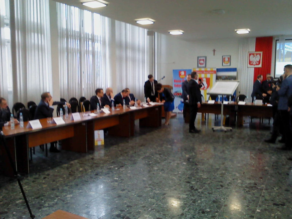 Konferencja w sprawach kolejowych w Radzyniu