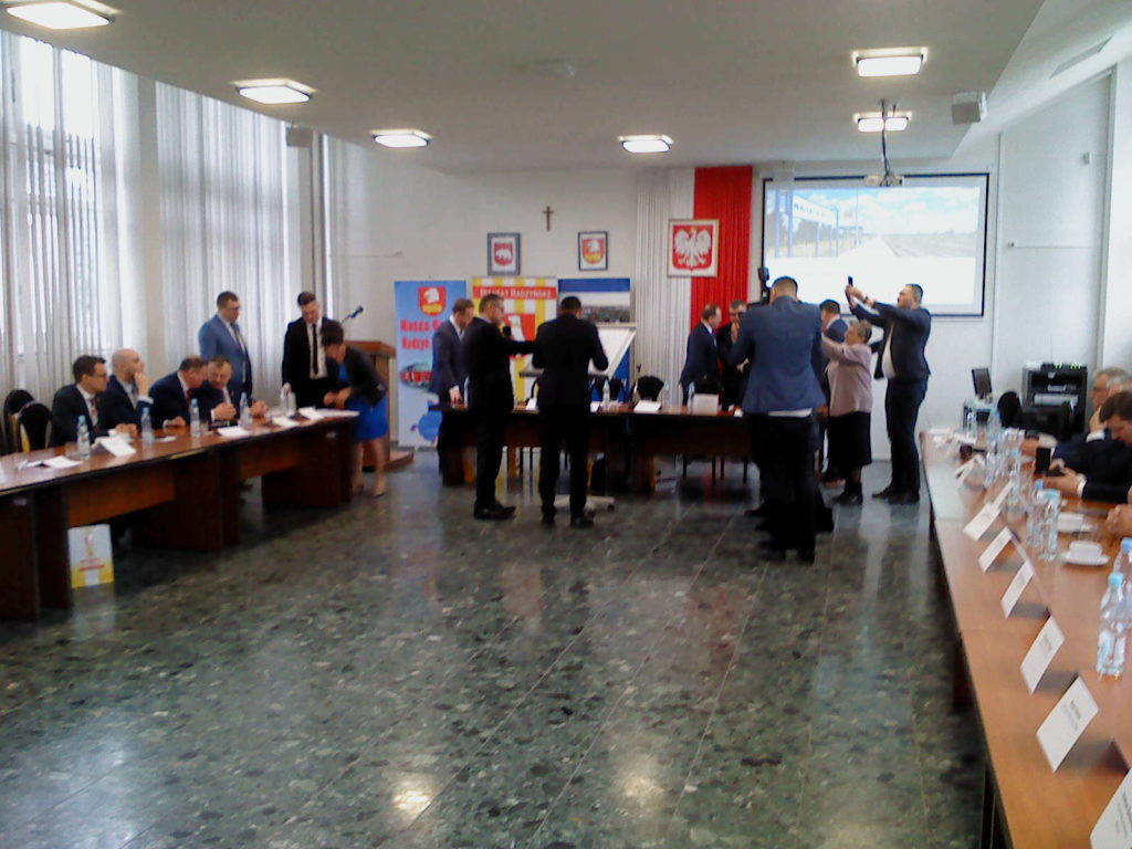 Konferencja w sprawach kolejowych w Radzyniu