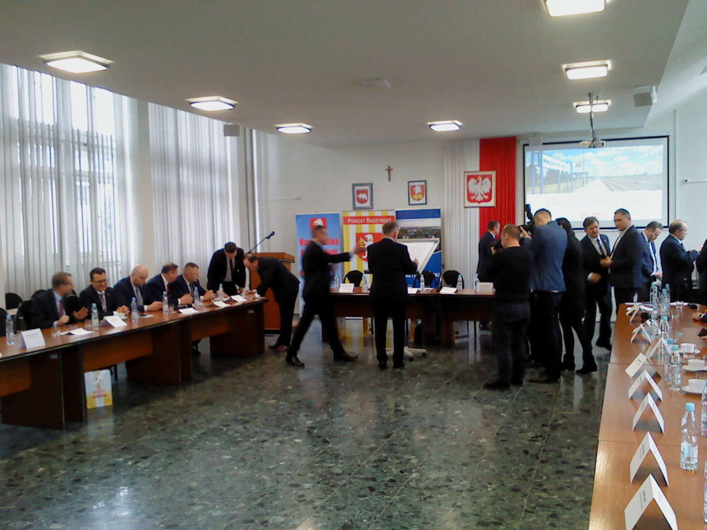 Konferencja w sprawach kolejowych w Radzyniu