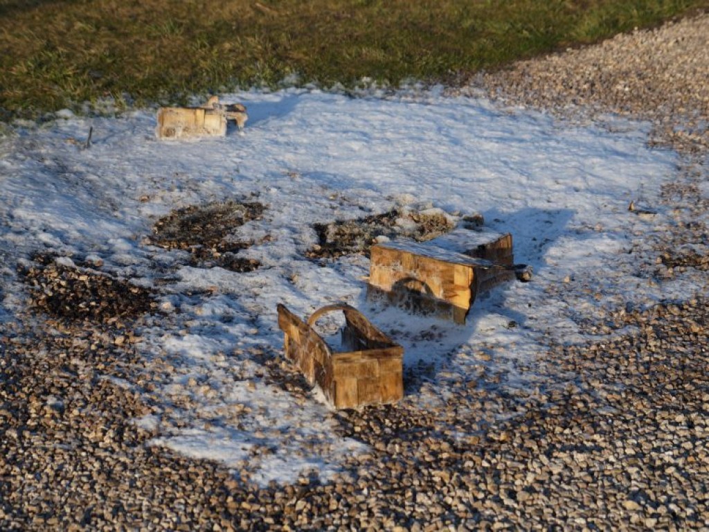 Pożar na ul. Polnej