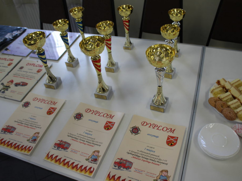 Eliminacje turnieju wiedzy pożarniczej w Komarówce P.