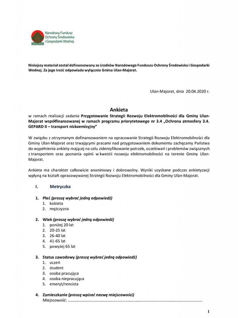 Konsultacje społeczne w gminie Ulan-Majorat