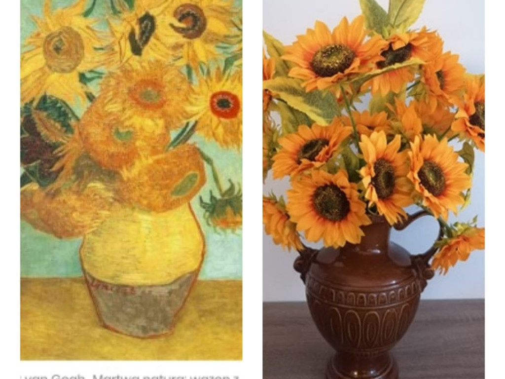 Nietypowa zdalna lekcja plastyki w ZS w Suchowoli