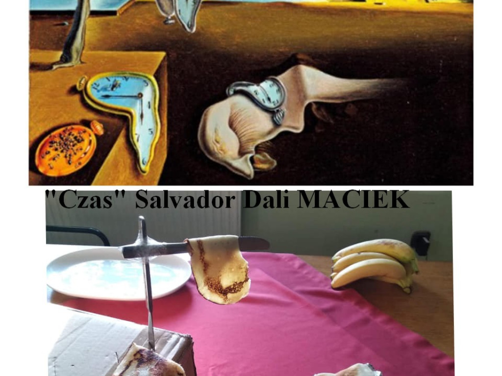 Nietypowa zdalna lekcja plastyki w ZS w Suchowoli