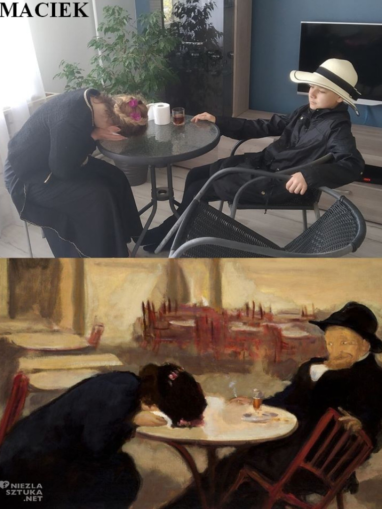 Nietypowa zdalna lekcja plastyki w ZS w Suchowoli