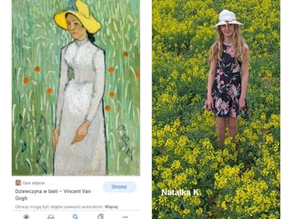 Nietypowa zdalna lekcja plastyki w ZS w Suchowoli