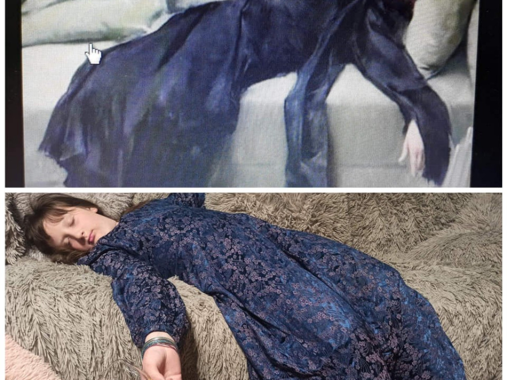 Nietypowa zdalna lekcja plastyki w ZS w Suchowoli