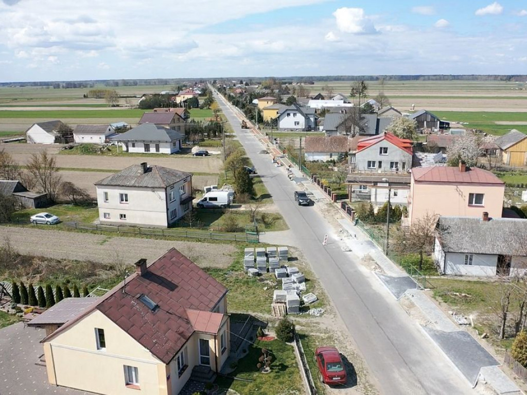 Kąkolewnica z lotu drona