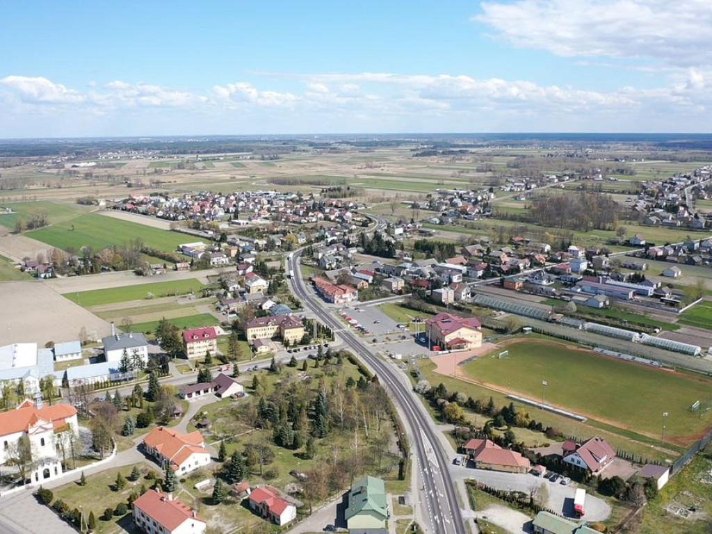 Kąkolewnica z lotu drona