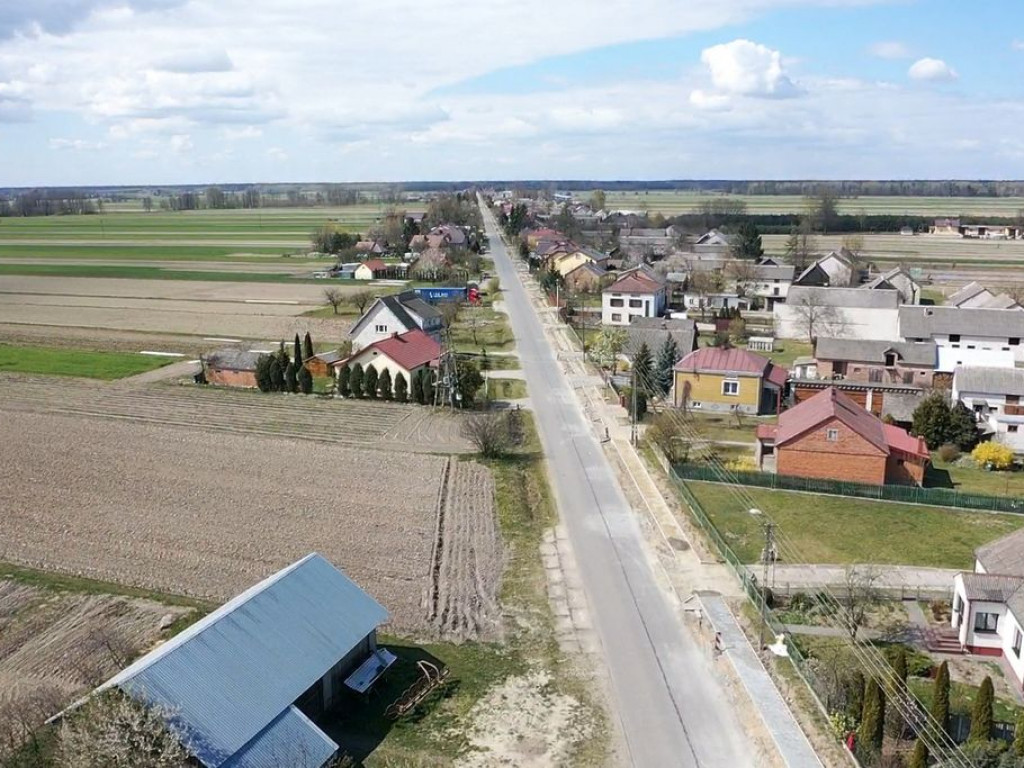 Kąkolewnica z lotu drona