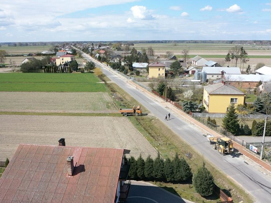 Kąkolewnica z lotu drona