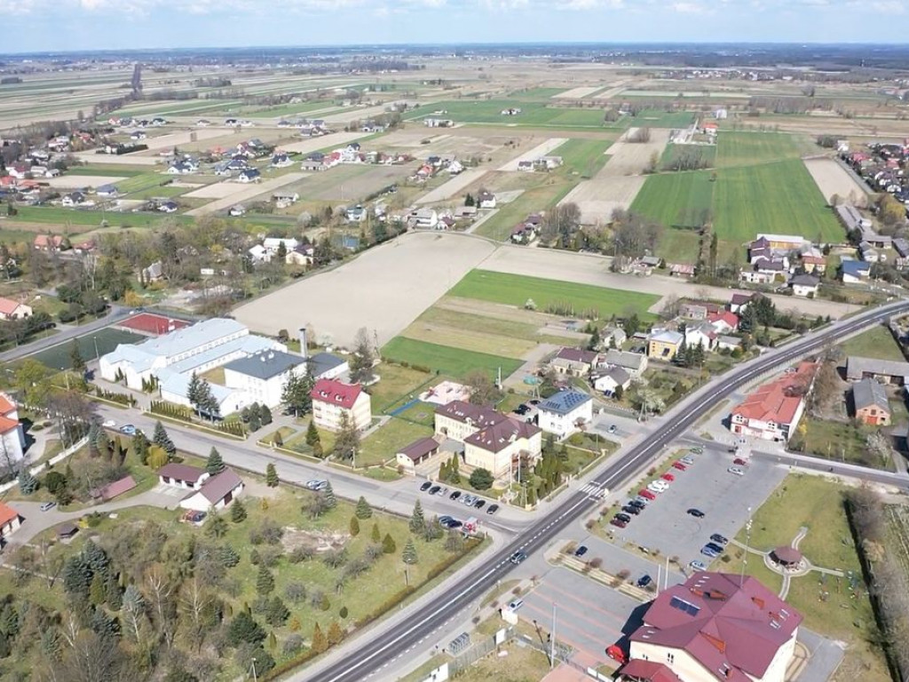 Kąkolewnica z lotu drona