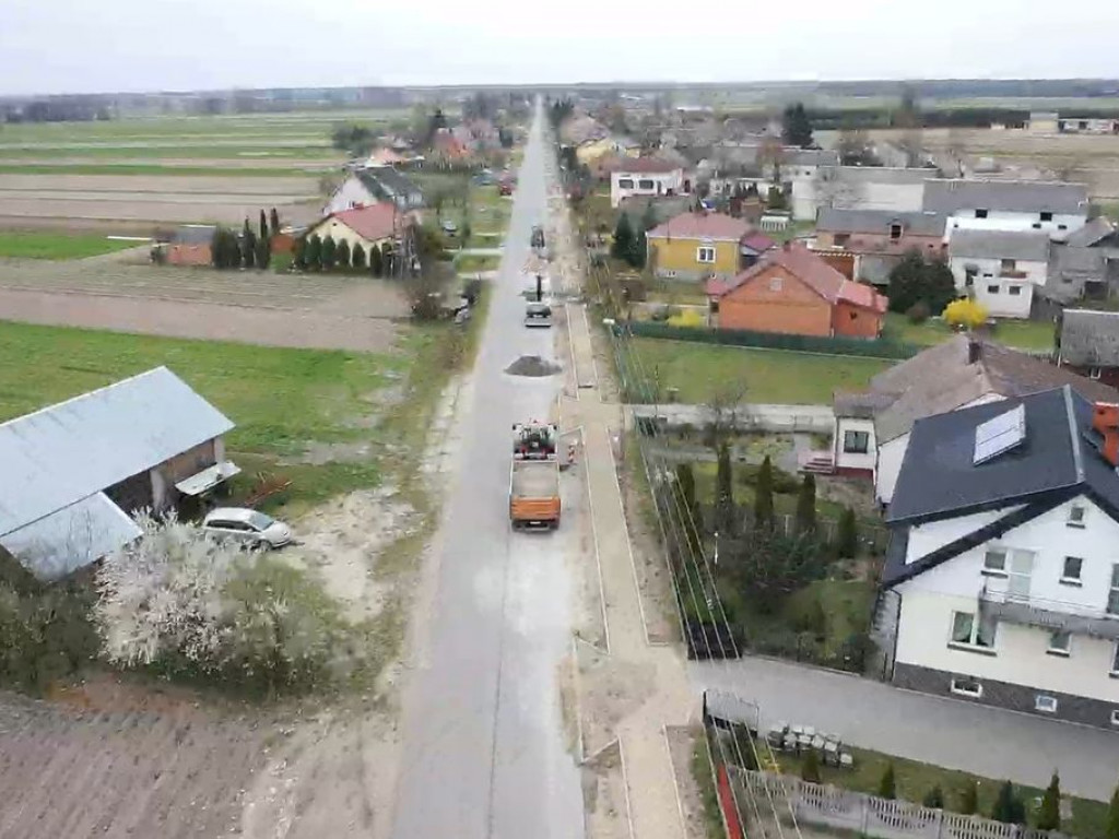 Kąkolewnica z lotu drona