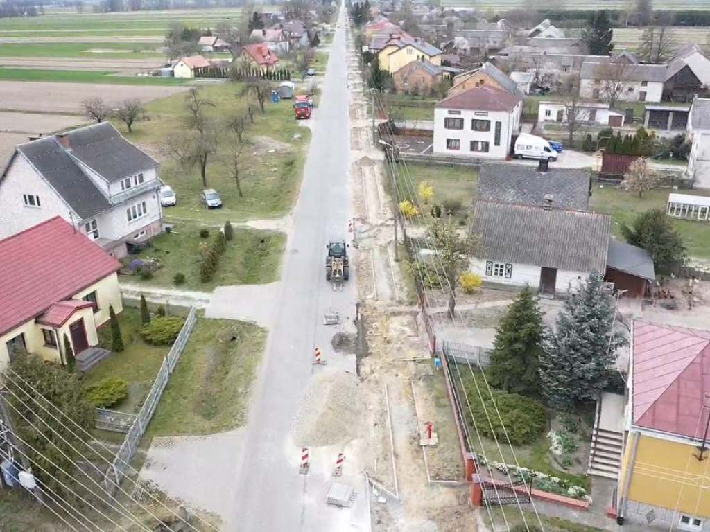 Kąkolewnica z lotu drona