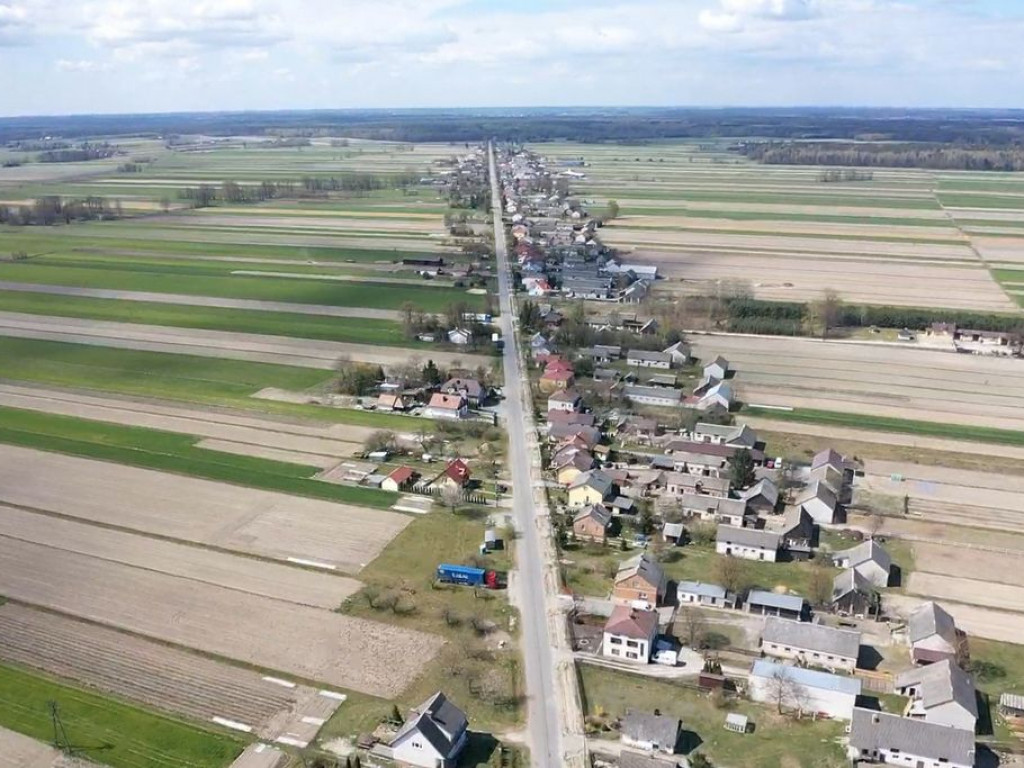 Kąkolewnica z lotu drona