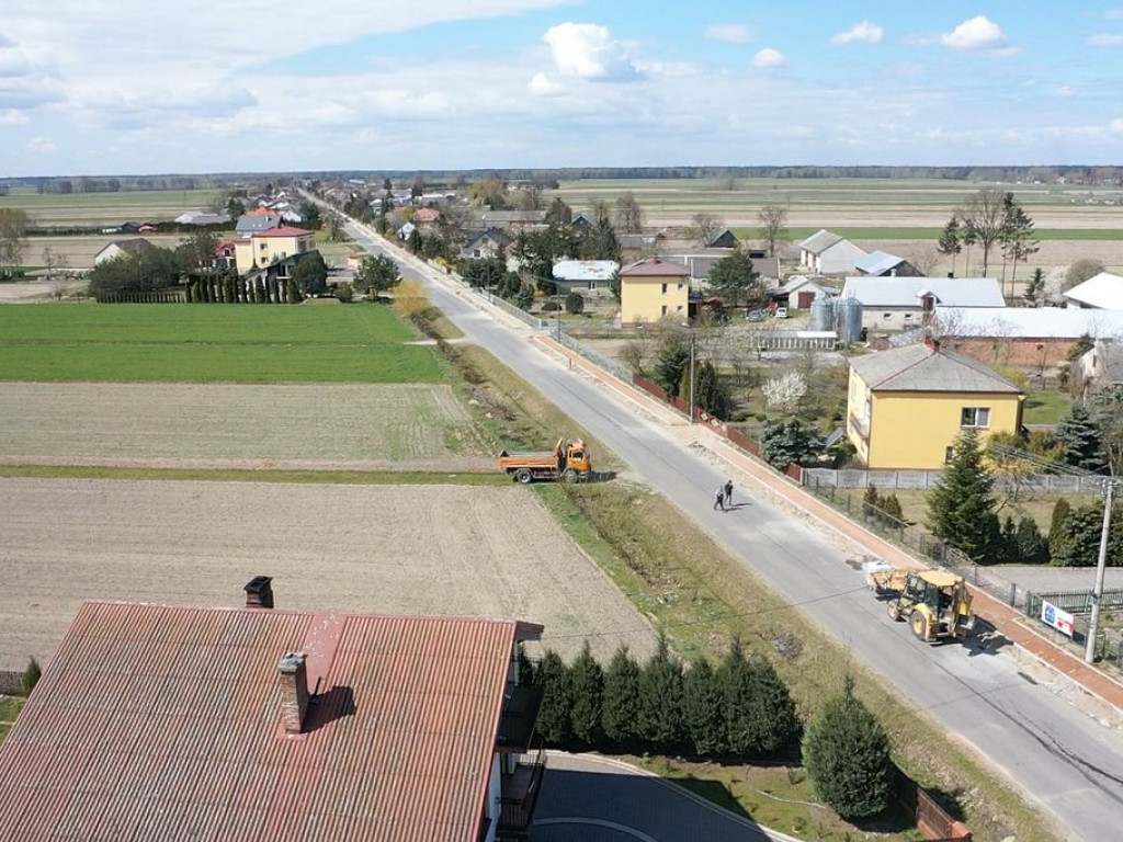 Kąkolewnica z lotu drona