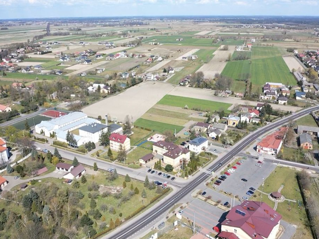 Kąkolewnica z lotu drona