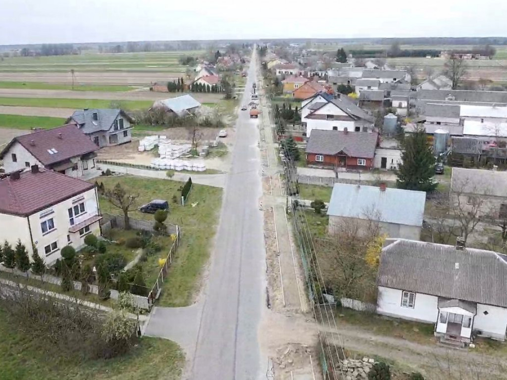 Kąkolewnica z lotu drona