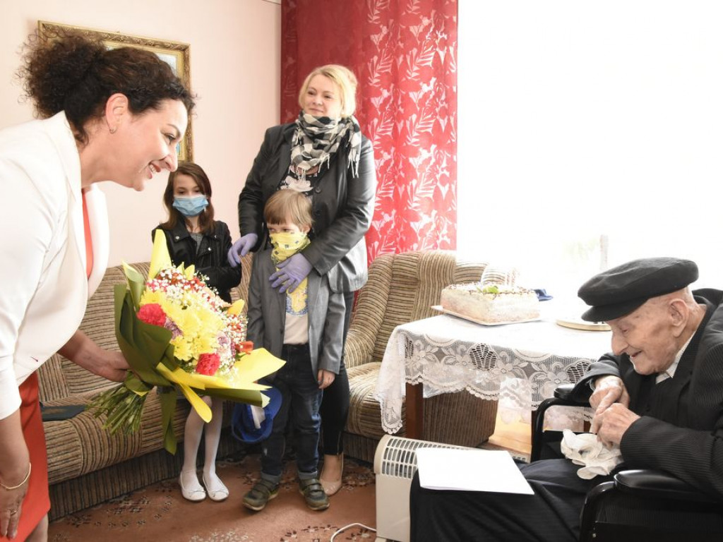 100. urodziny mieszkańca Kąkolewnicy