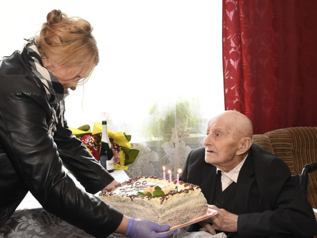 100. urodziny mieszkańca Kąkolewnicy