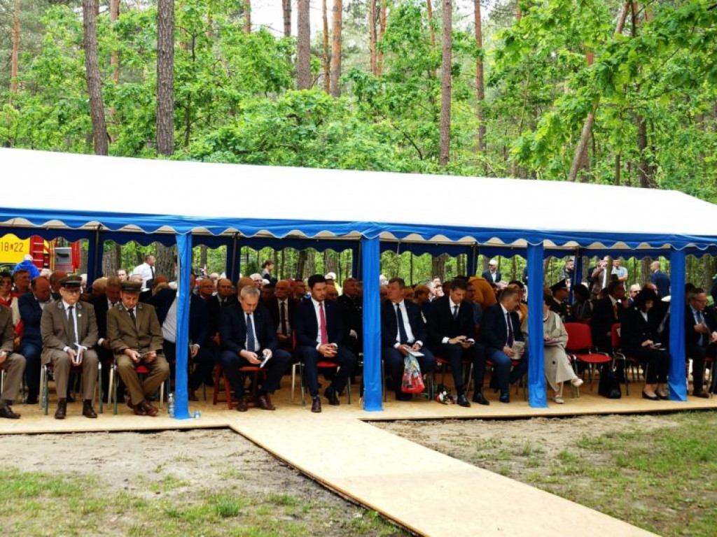 Uroczystość patriotyczna na uroczysku Baran