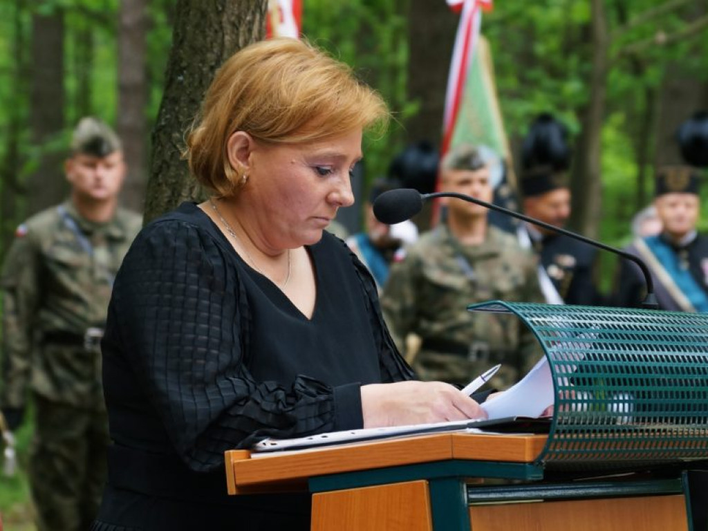 Uroczystość patriotyczna na uroczysku Baran