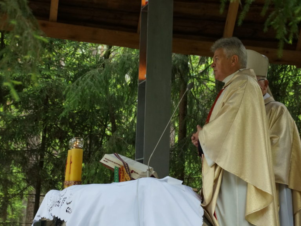 Uroczystość patriotyczna na uroczysku Baran