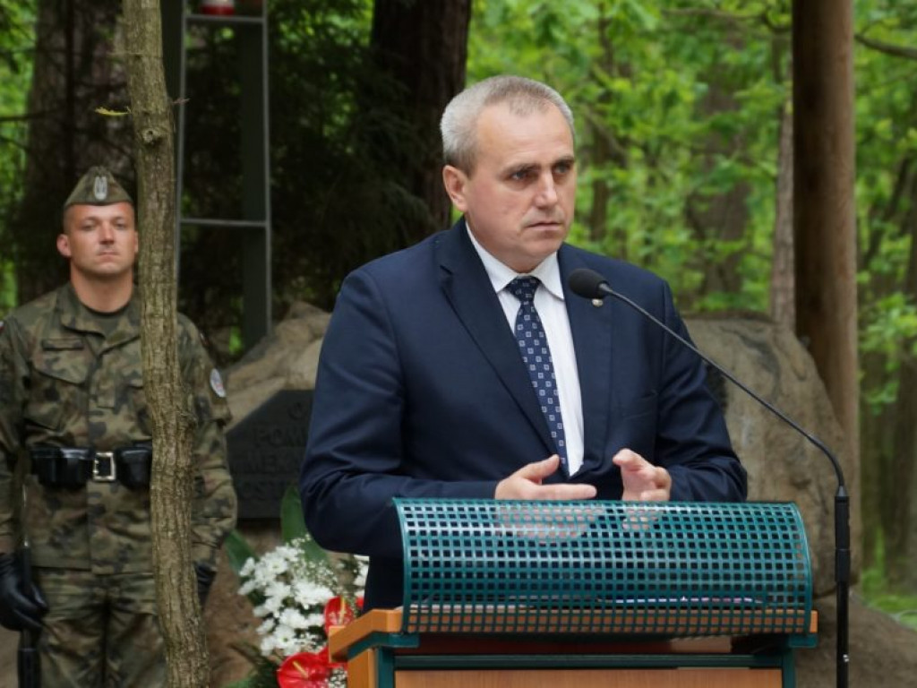 Uroczystość patriotyczna na uroczysku Baran