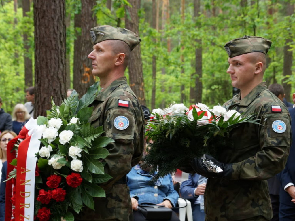 Uroczystość patriotyczna na uroczysku Baran