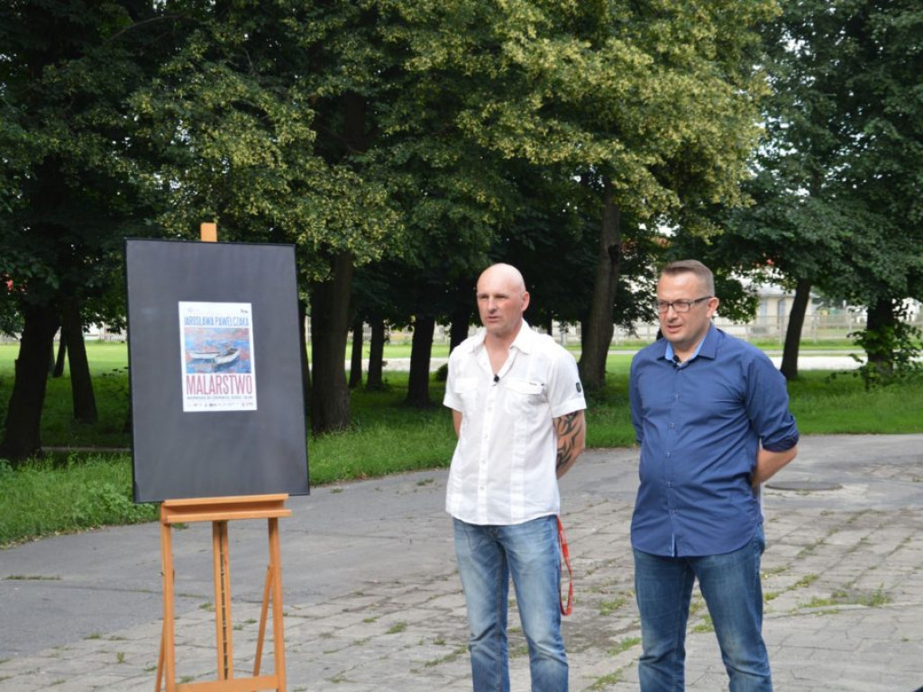 Wystawa obrazów Jarosława Pawełczaka