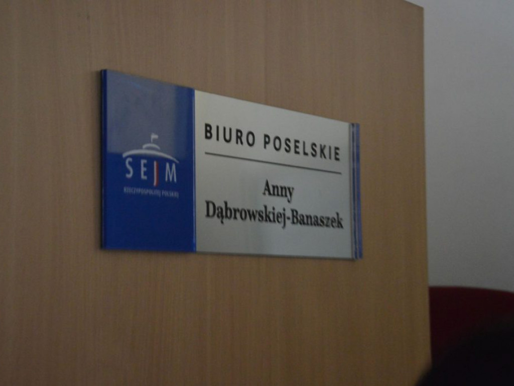 Otwarcie biura poselskiego Anny Dąbrowskiej-Banaszek w Radzyniu