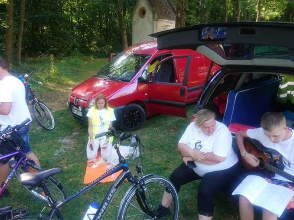 Rowerowa pielgrzymka na Jasną Górę - dzień pierwszy