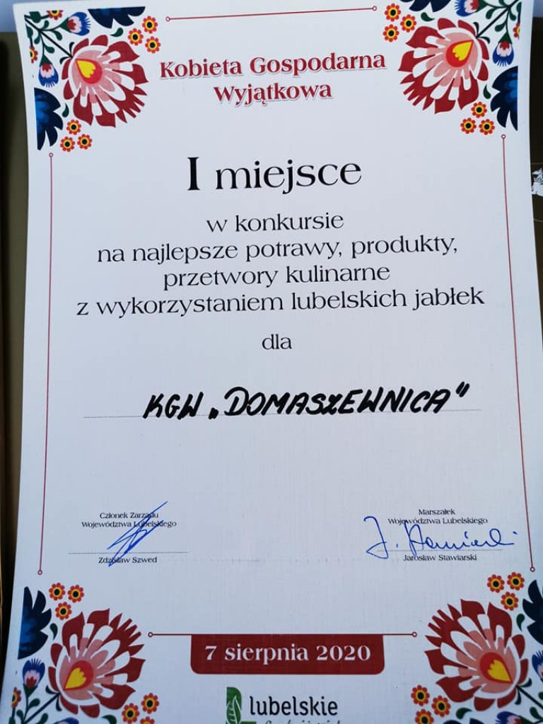 Triumf KGW w Domaszewnicy w konkursie 