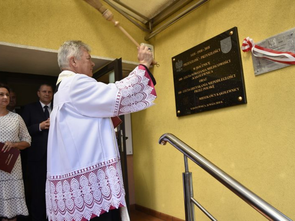 Odsłonięcie pamiątkowej tablicy w Kąkolewnicy