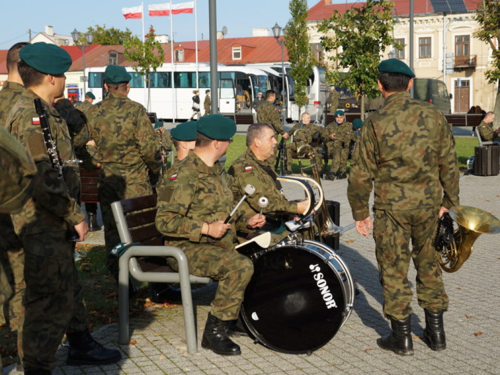 Próba przed świętem brygady w Kocku - zdjęcia