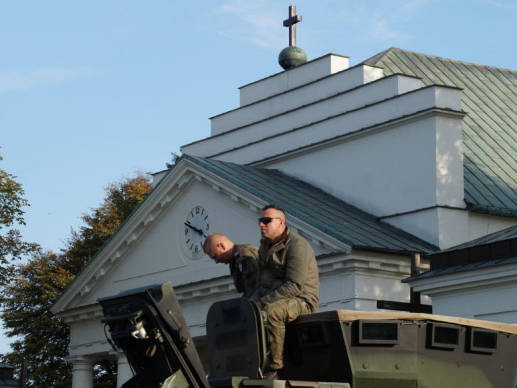 Próba przed świętem brygady w Kocku - zdjęcia