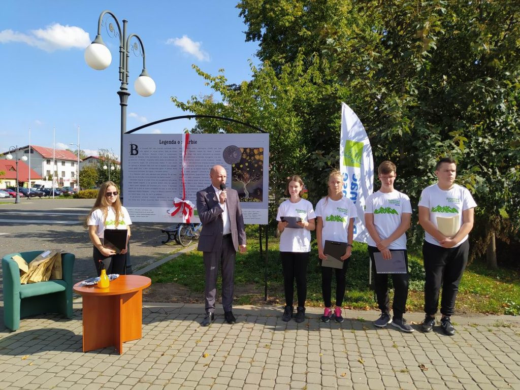 Odsłonięcie tablicy z legendą w Wohyniu