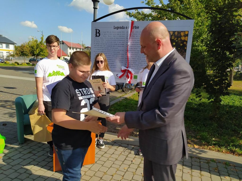 Odsłonięcie tablicy z legendą w Wohyniu