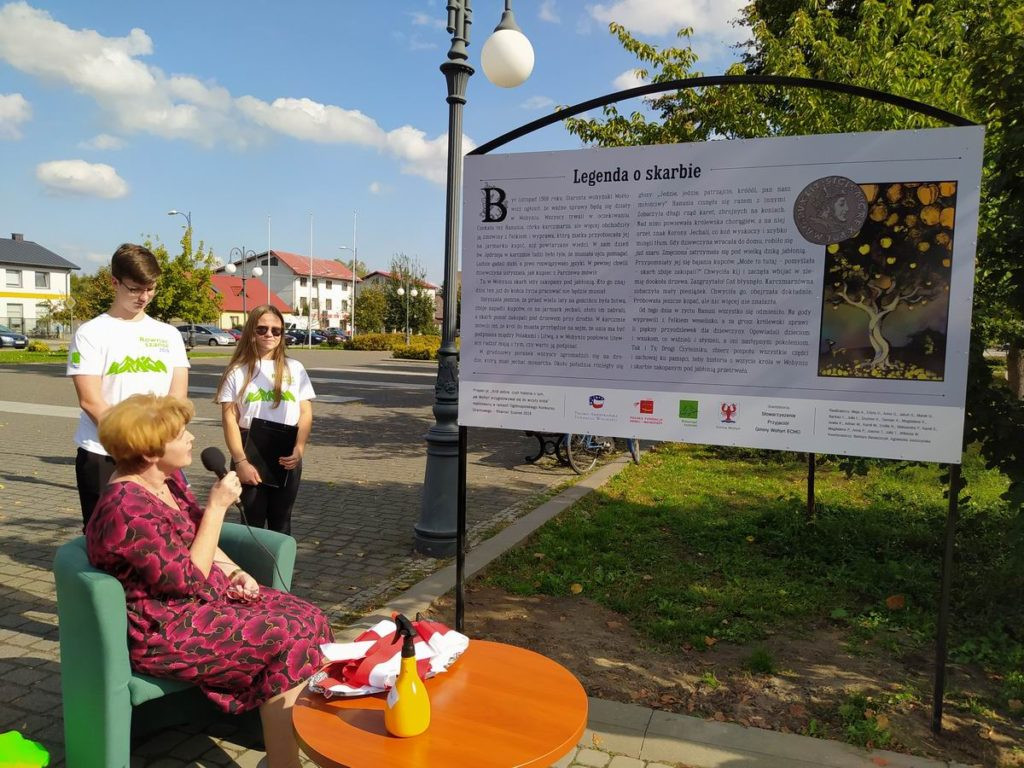 Odsłonięcie tablicy z legendą w Wohyniu