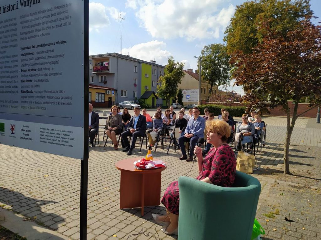 Odsłonięcie tablicy z legendą w Wohyniu