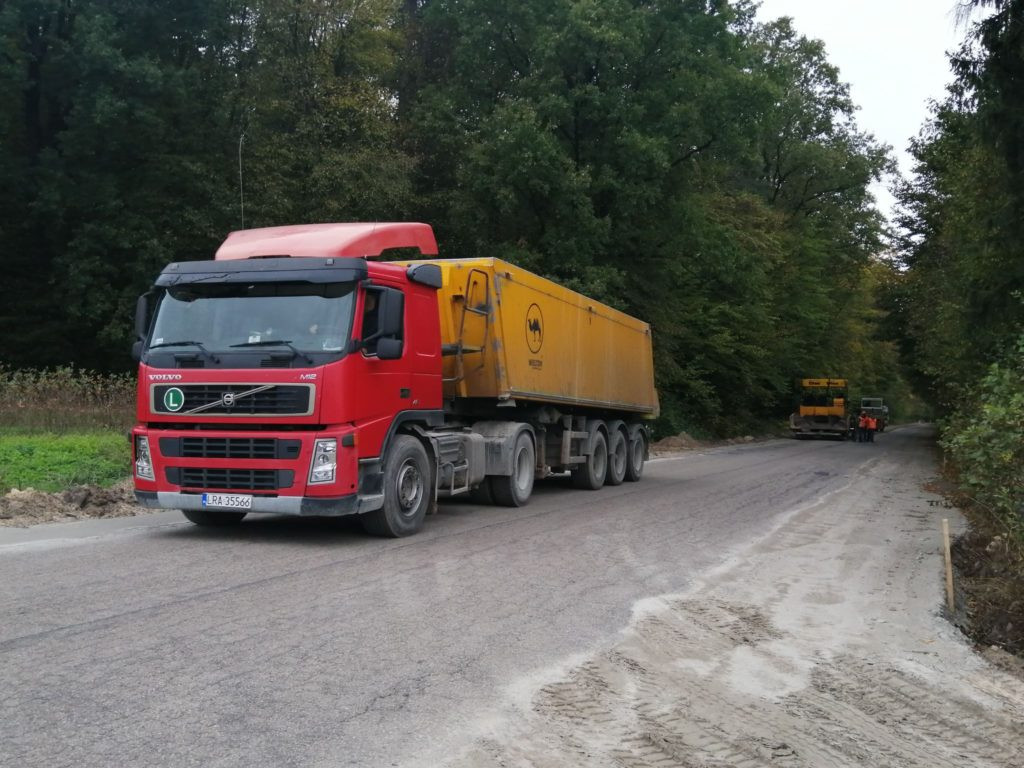 Przebudowa drogi z Radzynia do Wohynia