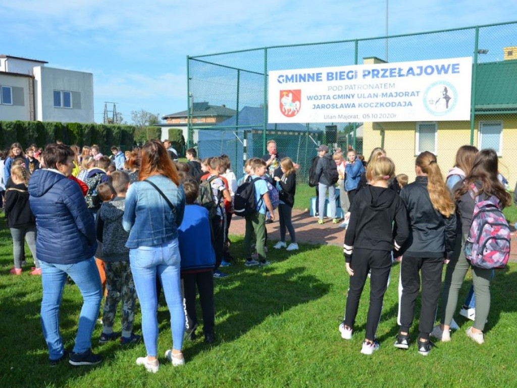 Gminne Biegi Przełajowe pod patronatem wójta gminy Ulan-Majorat