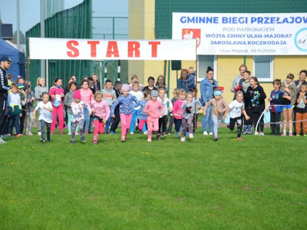 Gminne Biegi Przełajowe pod patronatem wójta gminy Ulan-Majorat