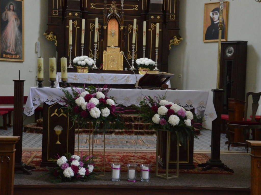 Święty Jozafat Kuncewicz i parafia w Gęsi