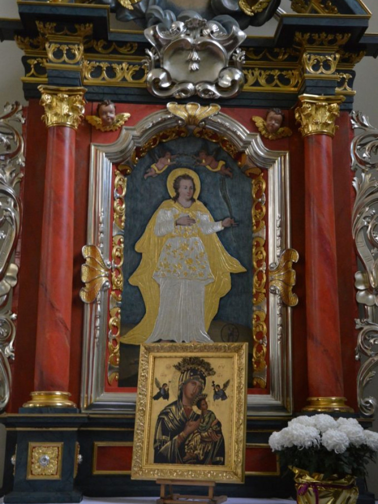 Święty Jozafat Kuncewicz i parafia w Gęsi