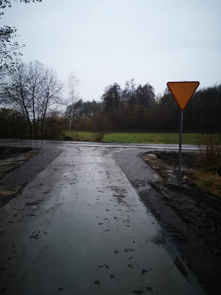 Nowa droga w Kolonii Domaszewnicy