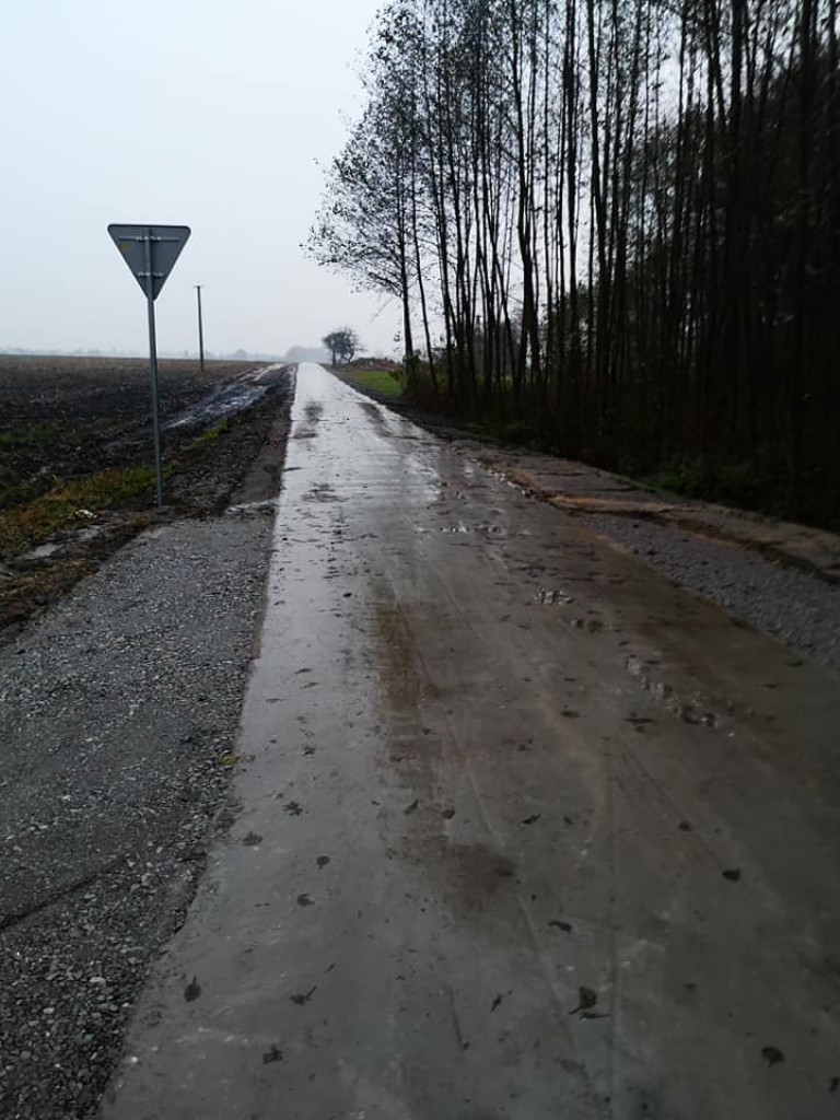 Nowa droga w Kolonii Domaszewnicy