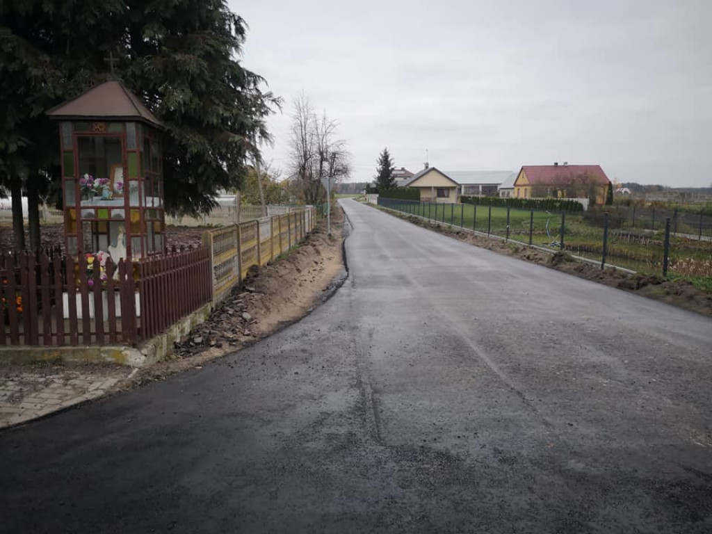 Remont drogi w Zakrzewie