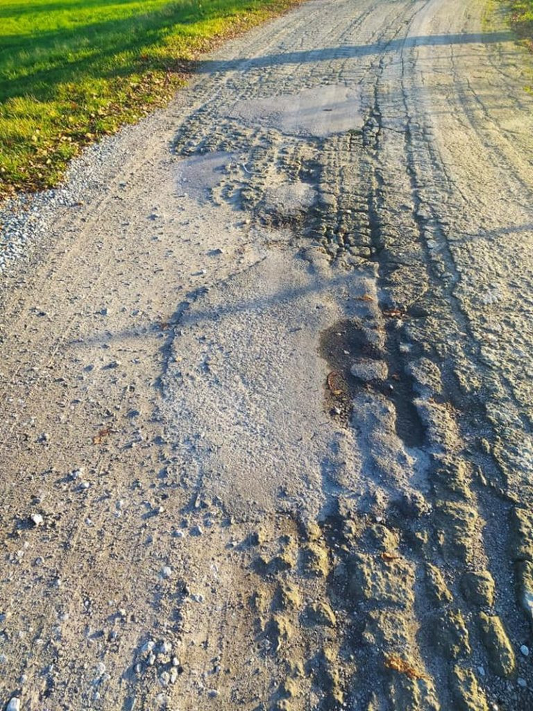 Remont drogi w Turowie