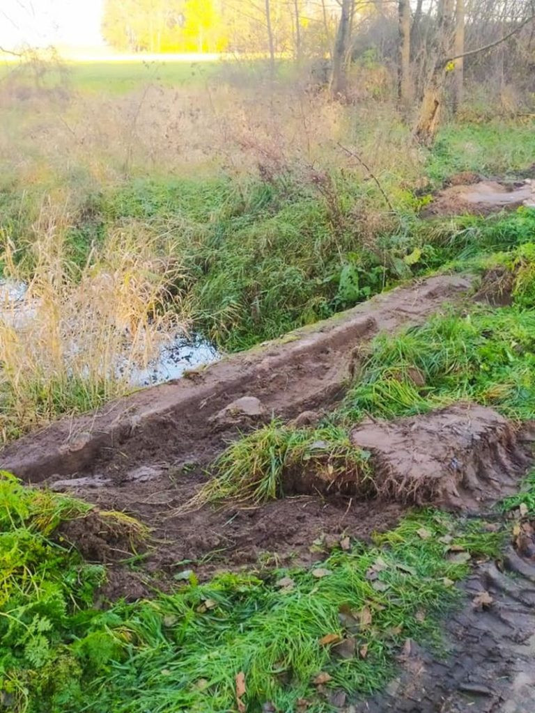 Remont drogi w Turowie